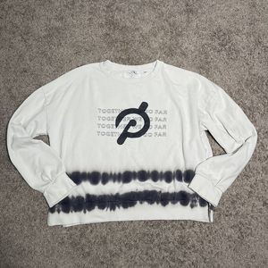 Peloton Daydreamer Together We Go Far Tie Dye Sweatshirt  Size XL White